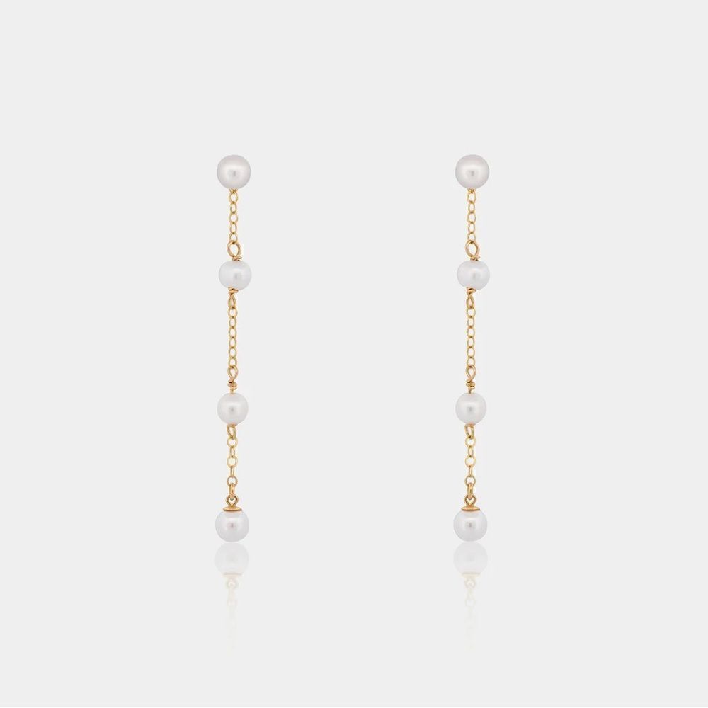 Pearl drop earrings  N886